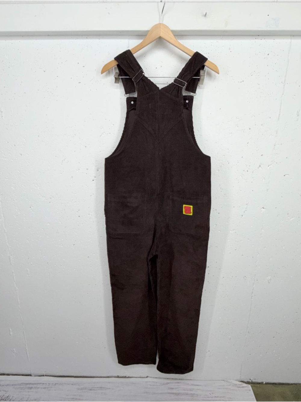 Empyre Men’s Size Small Loose Sk8 Brown Java Corduroy Overalls - Picture 7 of 12